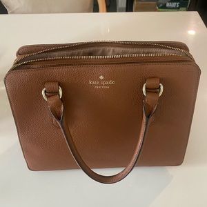 Kate Spade Cognac Mulberry Street Leather Purse
